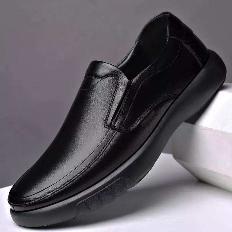 נעלי "פאולו" קומפורט עור אמיתי עיצוב רטרו איטלקי - נעלי אביגיל