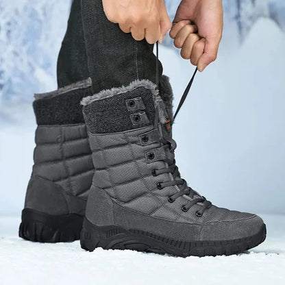 מגפי שלג "סלמן ריז" עם פרווה מלאכותית - נעלי אביגיל
