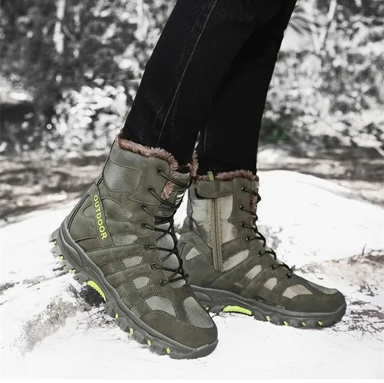 נעלי שלג "Outdoor" עם פרווה מלאכותית - נעלי אביגיל