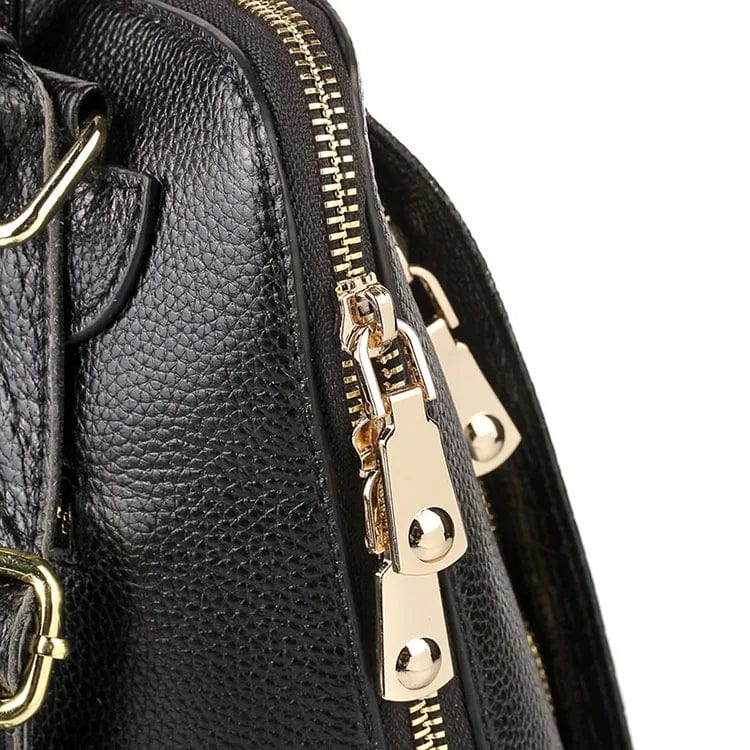 תיק גב מעור אמיתי של "זאן-סי" בדפוס תנין - נעלי אביגיל