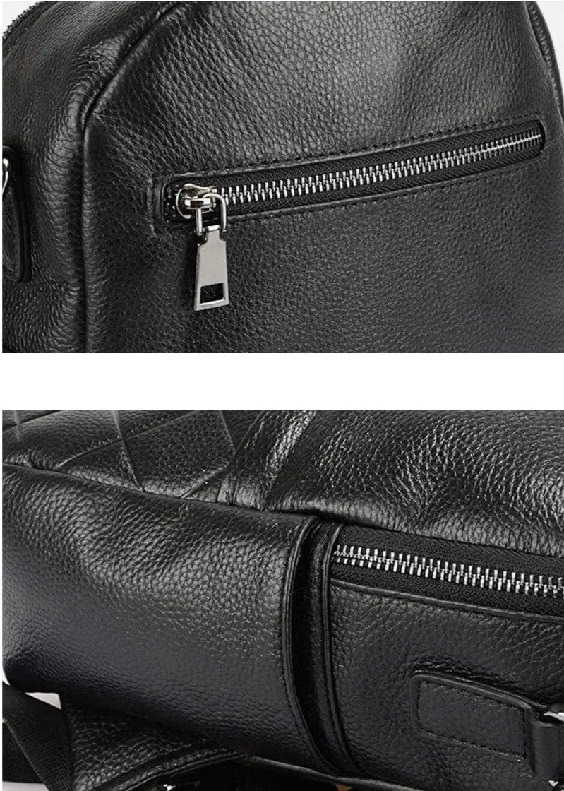 תיק גב של "זאן-סי" מעור אמיתי - נעלי אביגיל