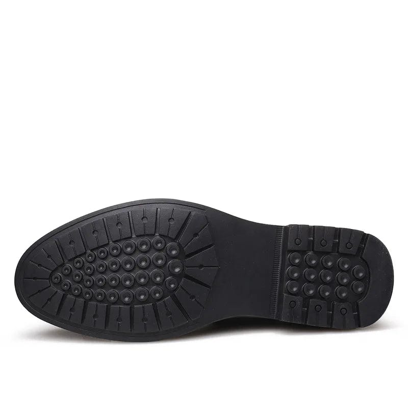 מגפוני עור "לוצ'י מונטנה" עם אבזם - נעלי אביגיל