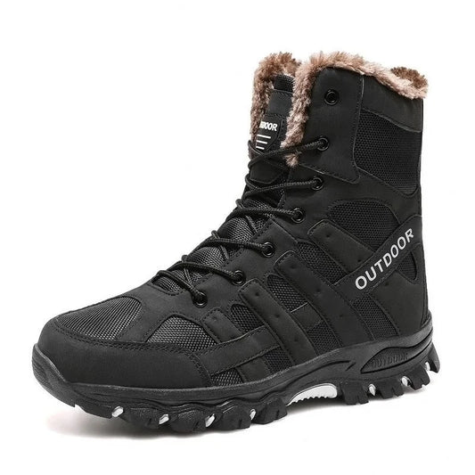 נעלי שלג "Outdoor" עם פרווה מלאכותית - נעלי אביגיל שחור / 39