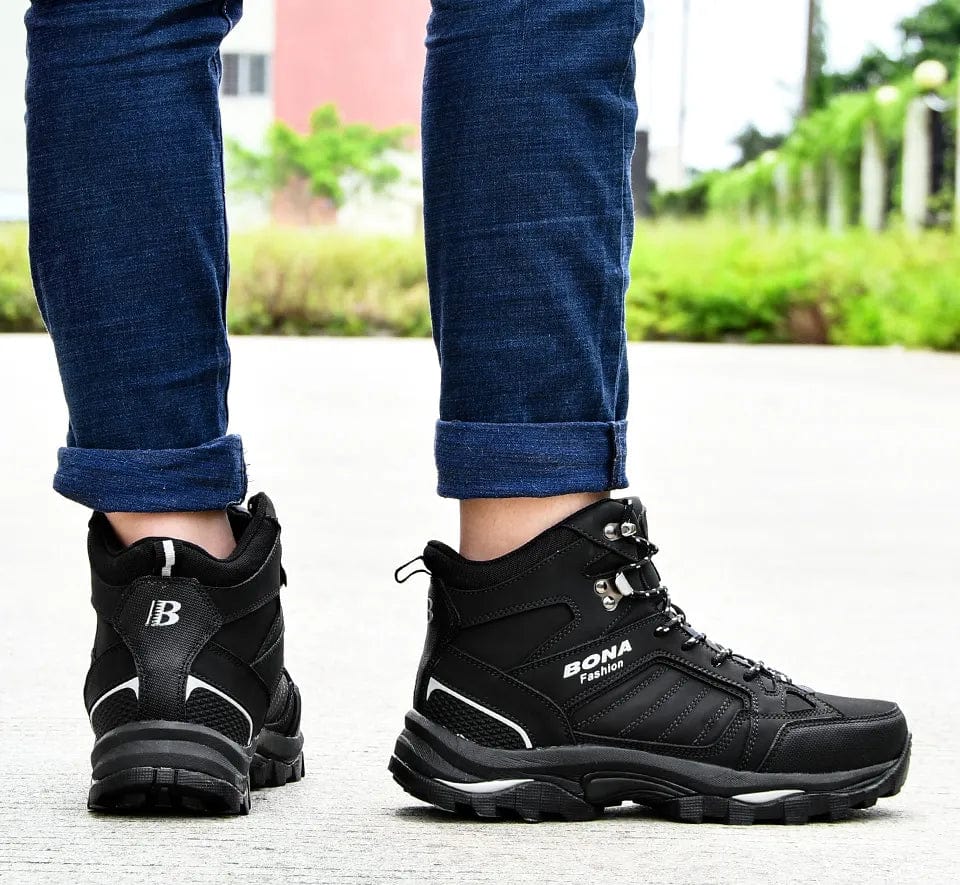 נעלי שטח "Bona" לטיולים, מגן קרסול וסוליה עבה - נעלי אביגיל