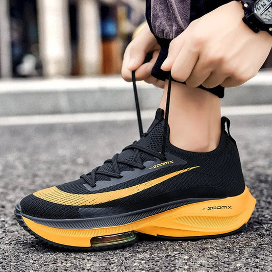 נעלי ספורט "ZoomX" מעוצבות קולקציית 2024 - נעלי אביגיל שחור צהוב / 36