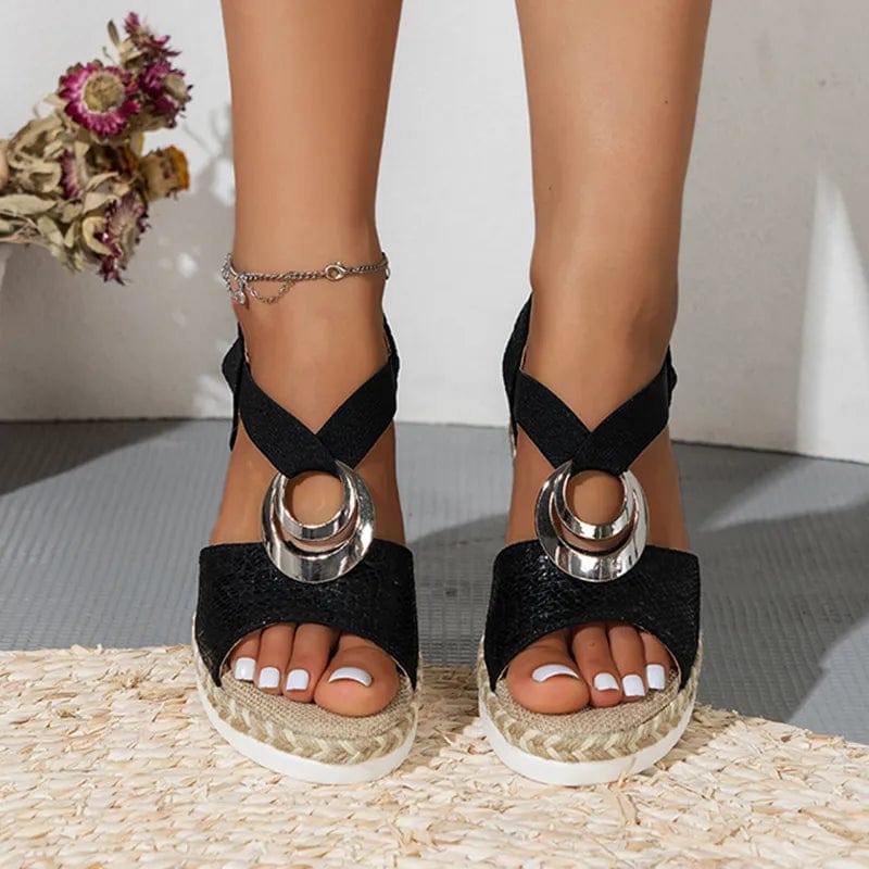 נעלי קיץ "קלאודיה" פלטפורמה - נעלי אביגיל
