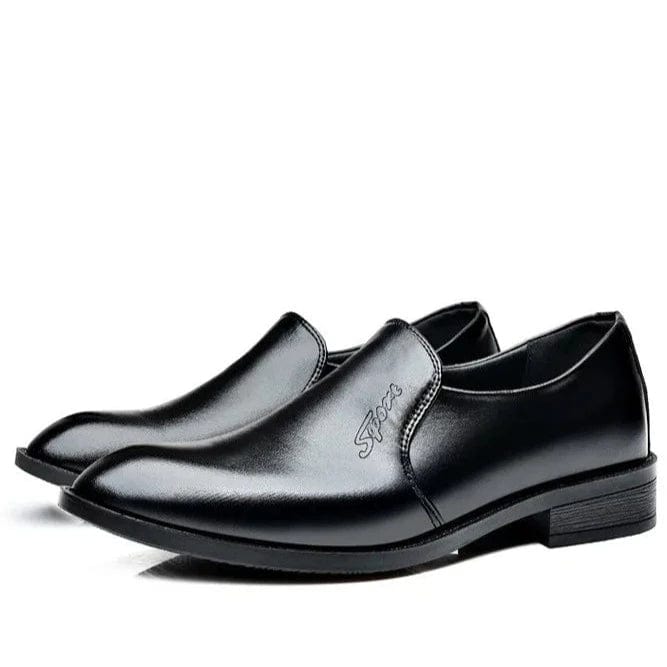 נעלי חתן "לואיס ז'אק" דמוי עור בעיצוב קלאסי יוקרתי - נעלי אביגיל