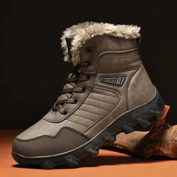 נעלי שלג וטיולים "רובר" מעור מעובד עמידות למים - נעלי אביגיל