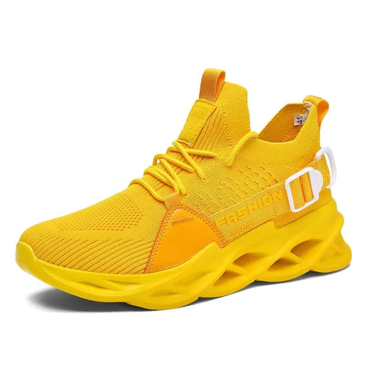 נעלי ספורט מעוצבות "FASH" נעלי ריצה - נעלי אביגיל צהוב / 36