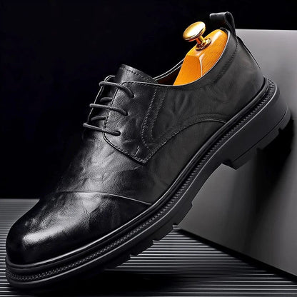נעלי "רומאו קוולי" אוקספורד מעור אמיתי, עיצוב איטלקי - נעלי אביגיל