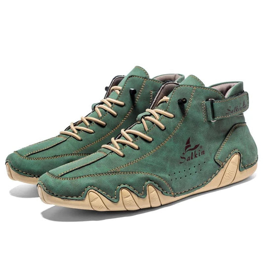 נעלי "Salkin" עיצוב איטלקי מעור מלאכותי - נעלי אביגיל ירוק / 38