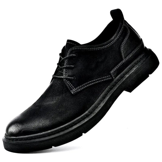 נעלי עור "מיקל ז'אק" עיצוב רטרו אנגלי, קולקציית 2024 - נעלי אביגיל שחור / 38