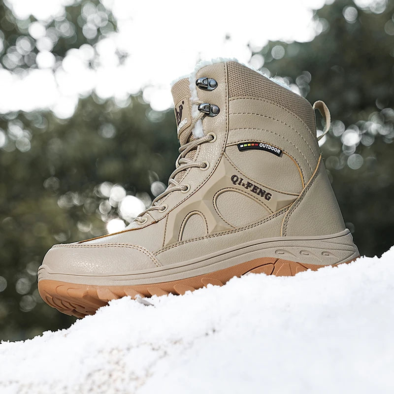 נעלי שלג טקטיים "בולס-ריי" עם פרווה מלאכותית - נעלי אביגיל
