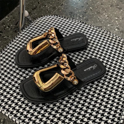 כפכפי קיץ "מרסל פלורין" בעיצוב ייחודי - נעלי אביגיל