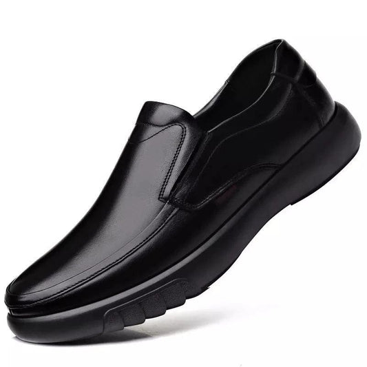 נעלי "פאולו" קומפורט עור אמיתי עיצוב רטרו איטלקי - נעלי אביגיל שחור / 38