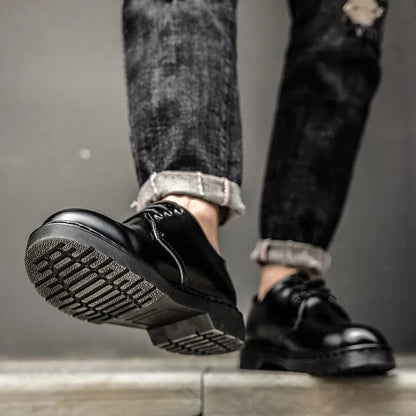 נעלי "רומאו קוולי" אוקספורד, עור אמיתי, עיצוב מינימליסטי - נעלי אביגיל