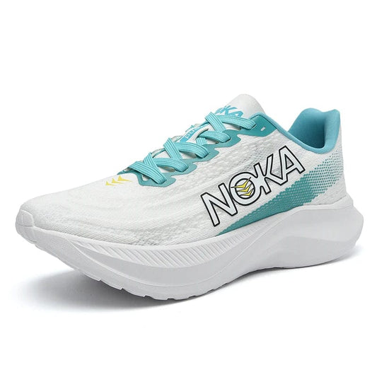 נעלי ריצה "NOKA" קלות משקל בעיצוב חדשני - נעלי אביגיל לבן טורקיז / 36