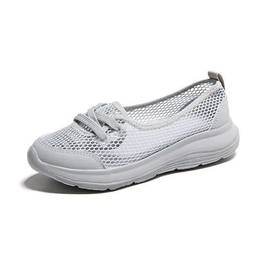 נעלי רשת "M-Air" מעוצבות נושמות - נעלי אביגיל אפור / 35