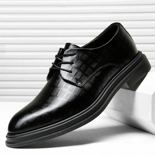 נעלי חתן "אלדו ויצ'י" עיצוב איטלקי מודרני בעבודת יד - נעלי אביגיל שחור / 37