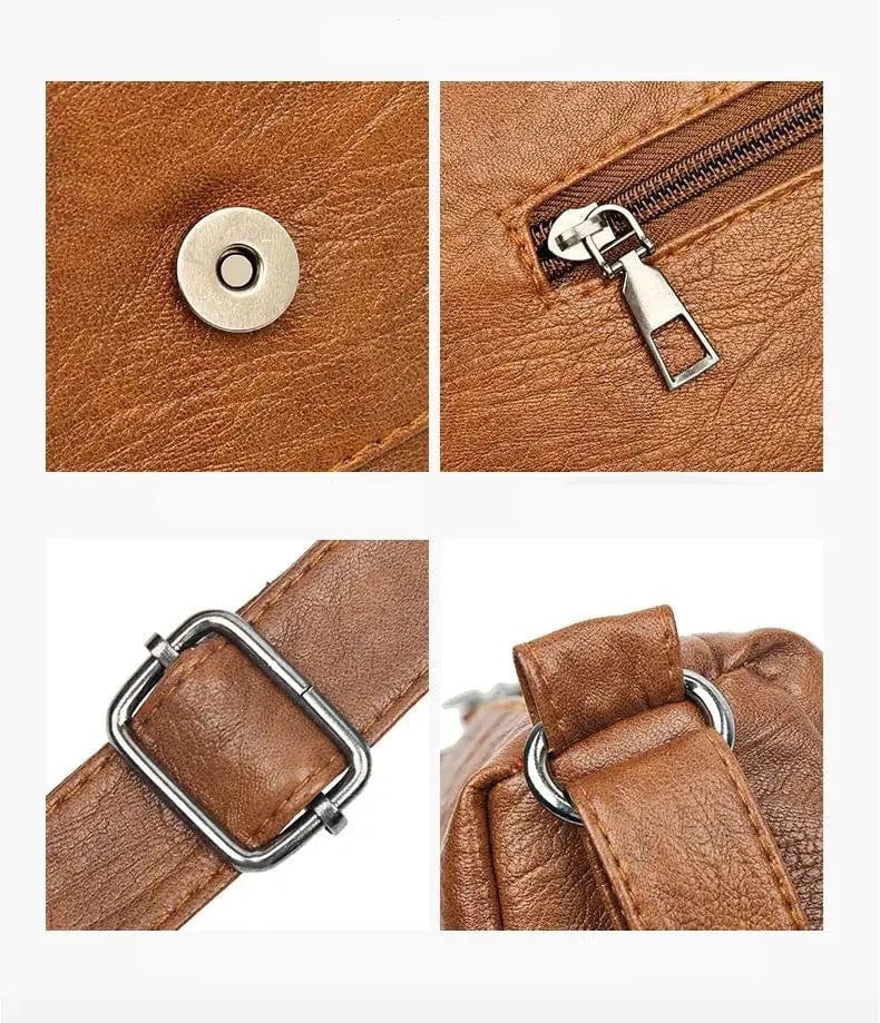 תיק כתף "אנג'ליקה" בעיצוב בריטי אותנטי - נעלי אביגיל