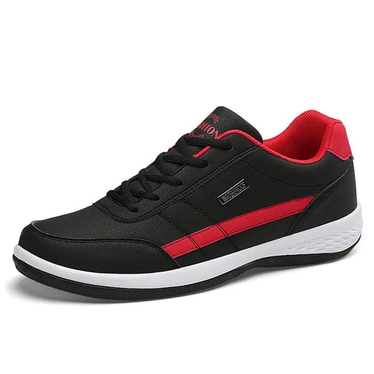 נעלי סניקרס "Stripe" מעוצבות קולקציה חדשה - נעלי אביגיל שחור אדום / 39