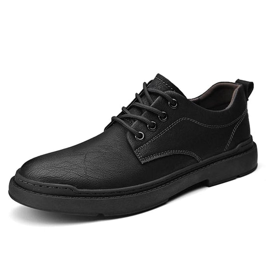 נעלי עור "דומניק" בעיצוב בריטי רטרו, קולקציית 2024 - נעלי אביגיל שחור / 38