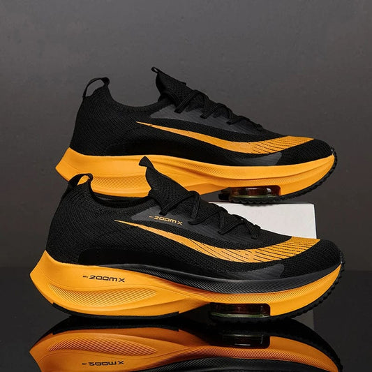 נעלי ריצה "ZoomX" מעוצבות קולקציית 2024 - נעלי אביגיל שחור צהוב / 46