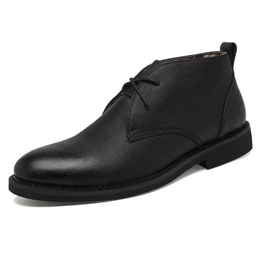 נעלי צ'לסי מעור מעובד ואיכותי - נעלי אביגיל שחור / 38