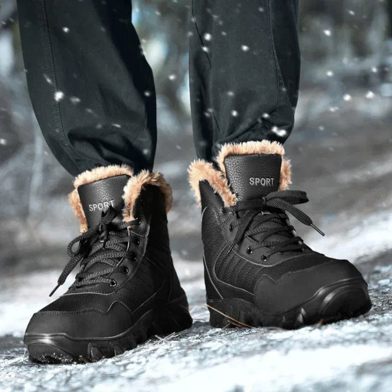 נעלי שלג וטיולים "רובר" מעור מעובד עמידות למים - נעלי אביגיל