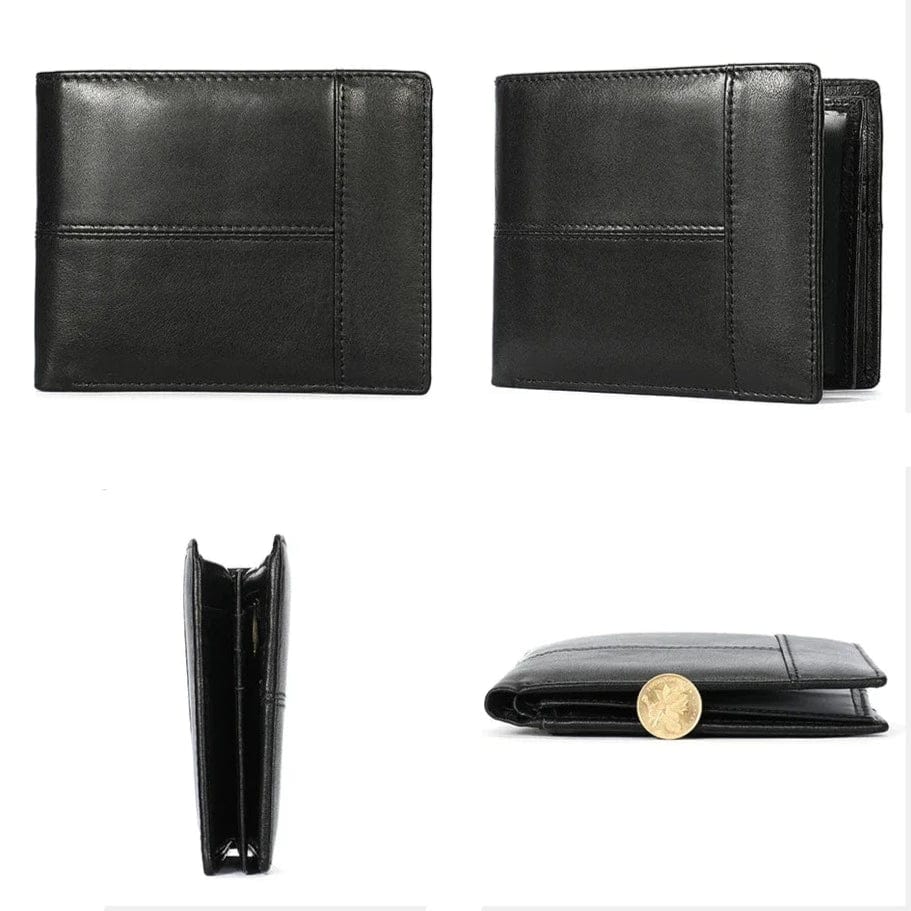 ארנק "וואסטל" מעור איכותי בעיצוב קלאסי - נעלי אביגיל