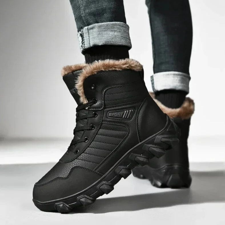 נעלי שלג וטיולים "רובר" מעור מעובד עמידות למים - נעלי אביגיל