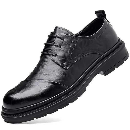 נעלי "רומאו קוולי" אוקספורד מעור אמיתי, עיצוב איטלקי - נעלי אביגיל שחור / 38