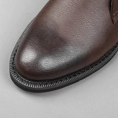 נעלי צ'לסי מעור מעובד ואיכותי - נעלי אביגיל