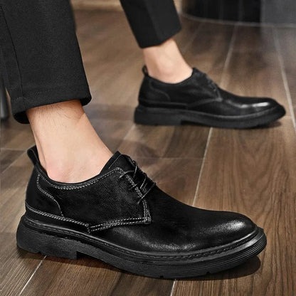 נעלי עור "מיקל ז'אק" עיצוב רטרו אנגלי, קולקציית 2024 - נעלי אביגיל