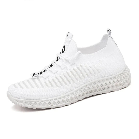 נעלי ספורט "Mesh" פלטפורמת רשת בעיצוב ייחודי - נעלי אביגיל לבן / 36