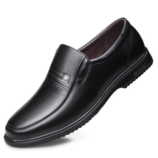 נעלי עור אמיתי "קז'ואל" בעבודת יד בעיצוב רטרו - נעלי אביגיל שחור / 38