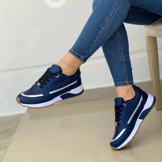 נעלי "Med" קולקציית 2024 עיצוב איטלקי מודרני - נעלי אביגיל כחול / 36