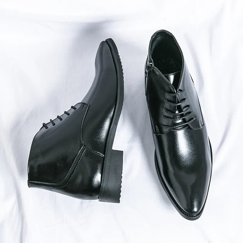 מגפי קרסול "אוסקר" וינטג' בעיצוב בריטי מודרני - נעלי אביגיל
