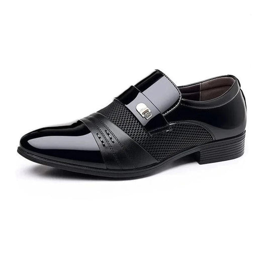 נעלי חתן "לואיס ז'אק" בעיצוב אנגלי יוקרתי קולקציית 2024 - נעלי אביגיל שחור / 38