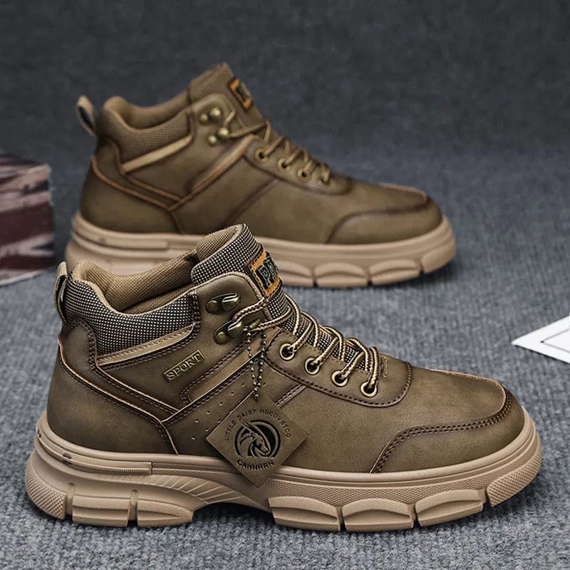 נעלי מעצבים "Rubber" מעור מלאכותי איכותי - נעלי אביגיל חום / 39