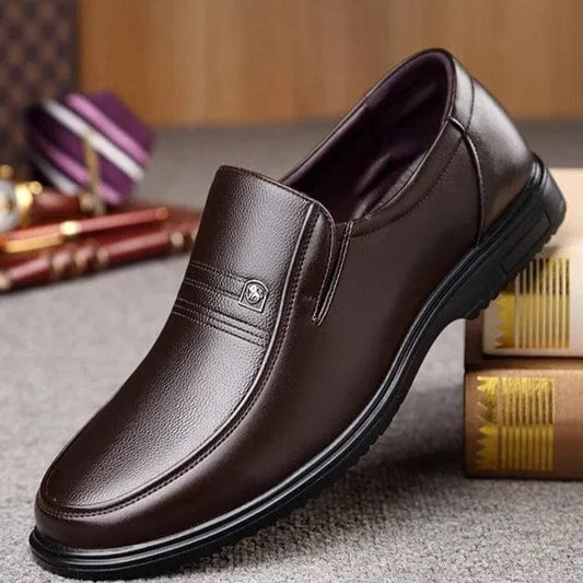 נעלי עור אמיתי "קז'ואל" בעבודת יד בעיצוב רטרו - נעלי אביגיל חום / 38