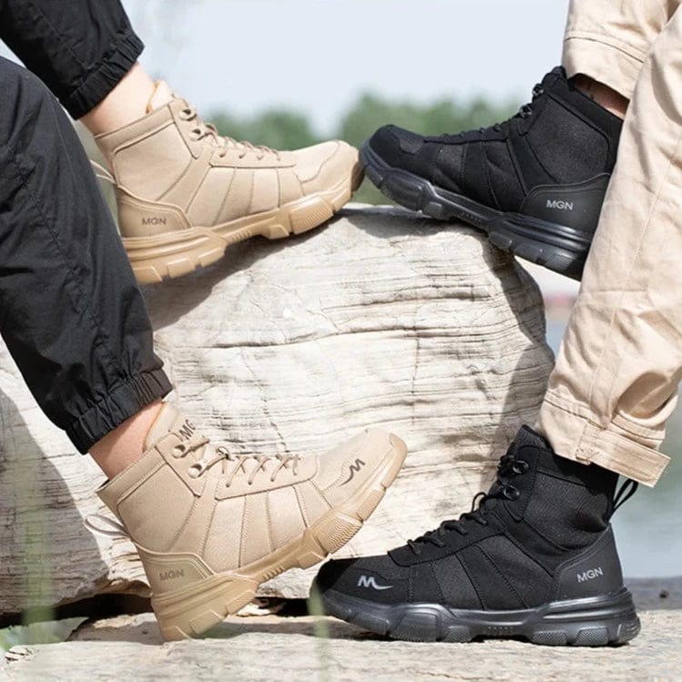 מגף מדברי צבאי "סהרה" עמיד למים עם הגנה על האצבעות - נעלי אביגיל