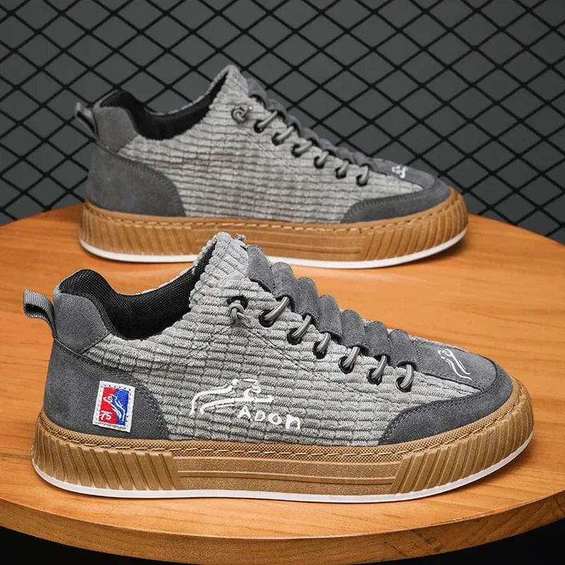 נעלי סניקרס "לוקאס" עיצוב אמריקאי מודרני - נעלי אביגיל אפור / 39